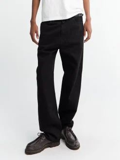 Aaron Pants i Sort rinsed