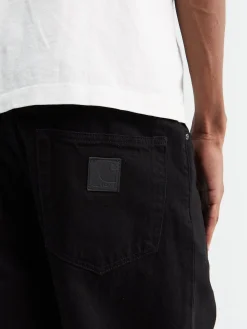 Aaron Pants i Sort rinsed