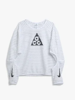 Acg Men's Dri-Fit Long-Sleeve Top i Hvid og Anthracite