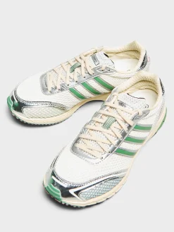 Adizero Adios OG Sneakers i Cream White, Preloved Green og Dark Brown