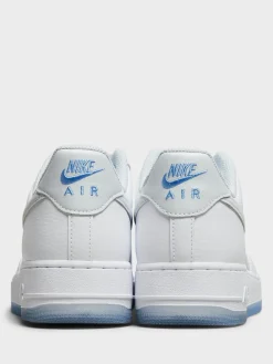 Air Force 1 Retro QS Sneakers i White, Pure Platinum og Univ Blue