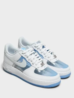 Air Force 1 Retro QS Sneakers i White, Pure Platinum og Univ Blue