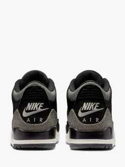 Air Jordan 3 x Levi's® Sneakers Black Denim i Sort, Hvid og Sort-Gym Rød