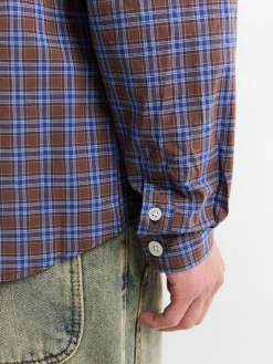 Another Shirt 4.0 i Brun Blå Tern