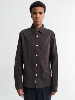 Another Shirt 4.0 JPN i Navy og Brun Tern