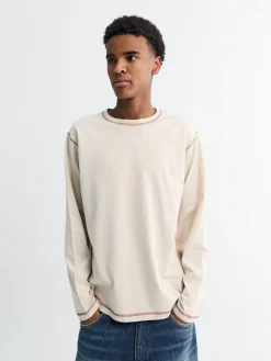 Another T-Shirt 3.0 i Grey og Burnt Red