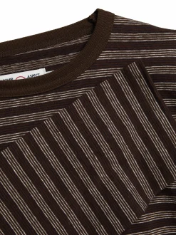 Another T-Shirt 3.0 Jpn i Brun/Ecru Stribe