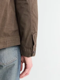 Arresskov Compact Cotton Overshirt i Delicioso Brun