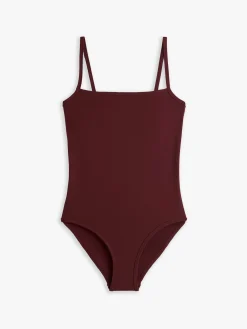 Badedragt i Burgundy