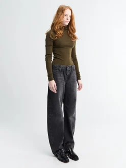 Baggy Dad Barrel Jeans i Reberl Edge Barrel