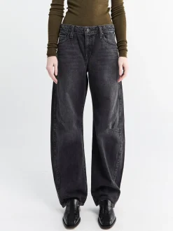Baggy Dad Barrel Jeans i Reberl Edge Barrel