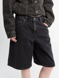 Baggy Dad Jort Open Mind FP i Sort