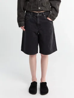 Baggy Dad Jort Open Mind FP i Sort