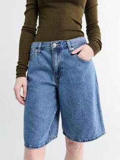 Baggy Dad Jorts i Own It Indigo Blue