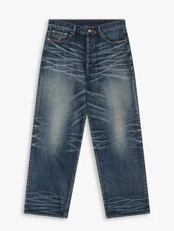 Baggy Jeans i Heavy Wash