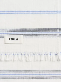 Beach Cotton Sheet i Villa Stripes