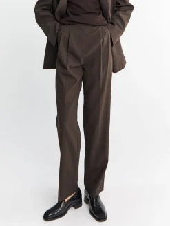 Bea Suit Pants i Dark Expresso
