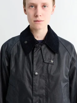 Bedale Wax Jacket i Navy