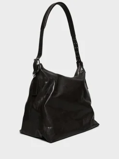 Belted Hobo Bag i Dark Chocolate