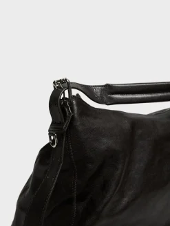 Belted Hobo Bag i Dark Chocolate