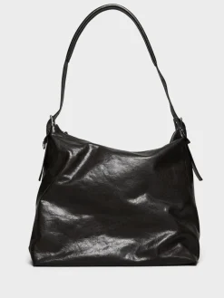 Belted Hobo Bag i Dark Chocolate