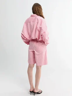 Bomuldsshorts i Pink