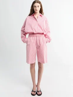 Bomuldsshorts i Pink