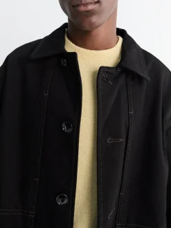 Boxy Jacket i Sort