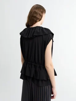 Cally Bis Top i Sort