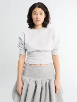 Camilla Crewneck i Grå Melange