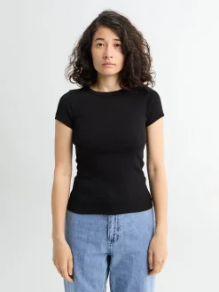 Car Baby Tee i sort