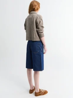 Carlo Denim Shorts i Mellemblå