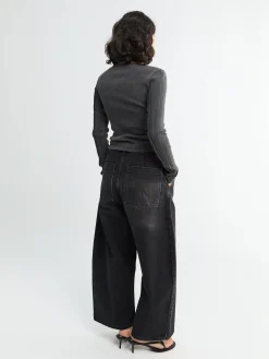 Chalco Bukser i Washed Black