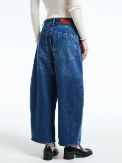 Chalco Bukser i Worn Wash Indigo