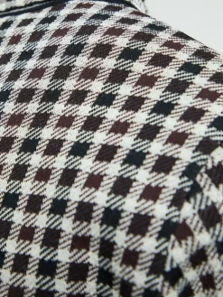 Checked Shirt in Dark Grey