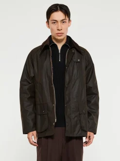 Classic Bedale Wax Jacket in Olive