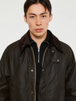 Classic Bedale Wax Jacket in Olive