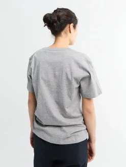 Classic Circular Tee i Gråmeleret
