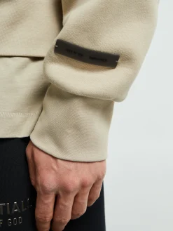 Classic Fit Fleece Zip-Up Hoodie i Timber
