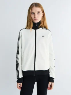 Classic TT Track Jacket i Off White og Sort