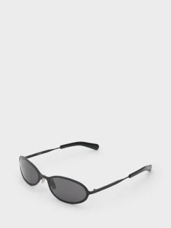 Cohen Solbriller i Matte Black og Solid Black Linser