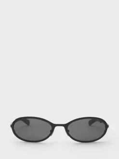 Cohen Solbriller i Matte Black og Solid Black Linser