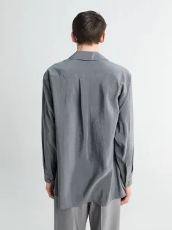 Convertible Collar Shirt i Aluminium