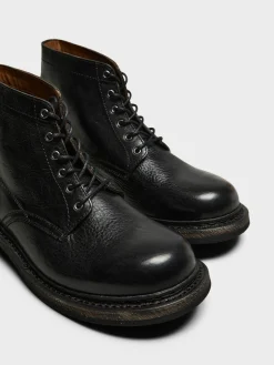 Cortege Boots i Deep Black Læder