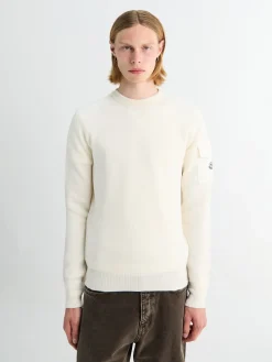 Crew Neck i Natural