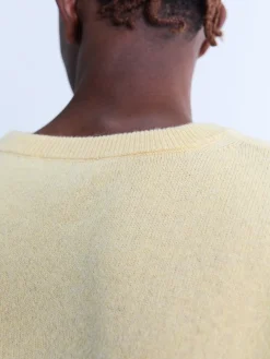 Crewneck Sweater i Smørgul