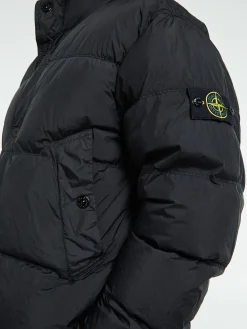 4100010 Crinkle reps NY Bomber Jacket i Sort