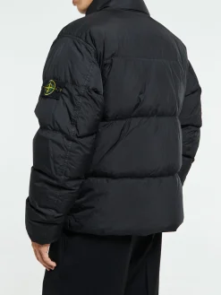 4100010 Crinkle reps NY Bomber Jacket i Sort
