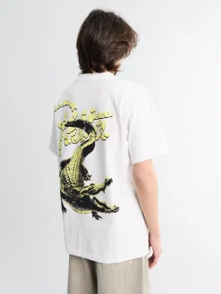 Croco T-shirt i Hvid