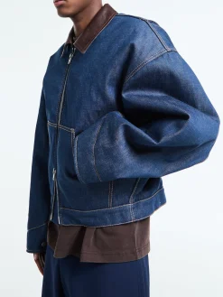 Denim Jacket i Indigo Blue